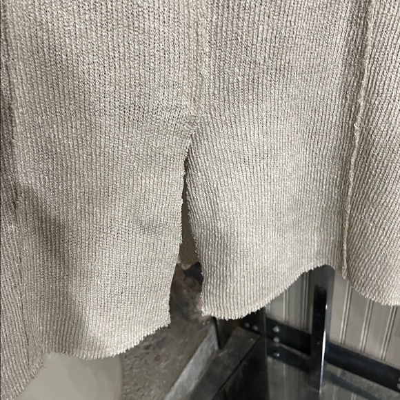 💕Vocal Beige Long Knit Sweater - Picture 4 of 9